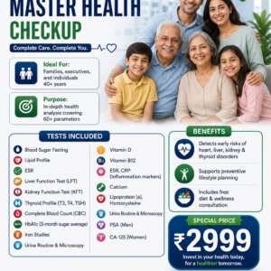 comprehensive master health checkup